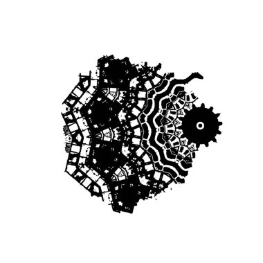 siyah ve beyaz monokrom yıpranmış arka plan soyut dokusu 