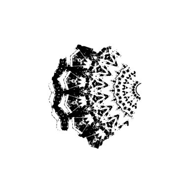 soyut pikselli arkaplan. monokrom dokusu. Siyah beyaz arka plan. kalıp arkaplanı 