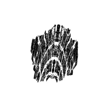 siyah ve beyaz monokrom yıpranmış arka plan soyut dokusu 