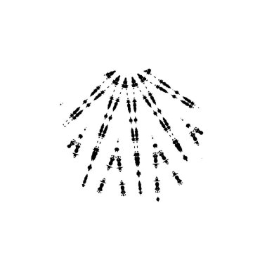 siyah ve beyaz monokrom yıpranmış arka plan soyut dokusu 