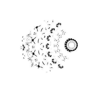 siyah ve beyaz monokrom yıpranmış arka plan soyut dokusu 