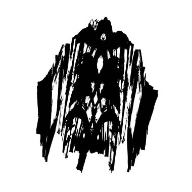 soyut siyah ve beyaz grunge şablonu, vektör illüstrasyonu