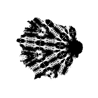 soyut siyah ve beyaz grunge şablonu, vektör illüstrasyonu