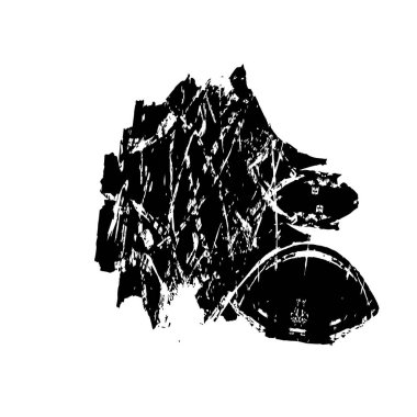 soyut siyah ve beyaz grunge şablonu, vektör illüstrasyonu