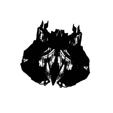 soyut siyah ve beyaz grunge şablonu, vektör illüstrasyonu