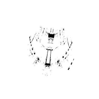 soyut siyah ve beyaz grunge şablonu, vektör illüstrasyonu