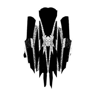 Soyut tek renkli arkaplan. Siyah ve beyaz vektör çizimi