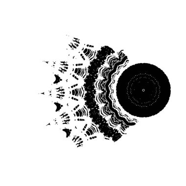 Soyut tek renkli arkaplan. Siyah ve beyaz vektör çizimi