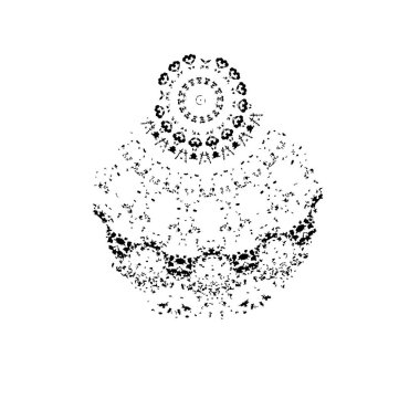 siyah ve beyaz monokrom yıpranmış arka plan soyut dokusu 