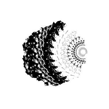 siyah ve beyaz monokrom yıpranmış arka plan soyut dokusu 