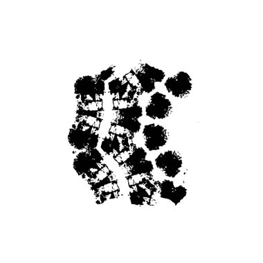 siyah ve beyaz monokrom yıpranmış arka plan soyut dokusu 