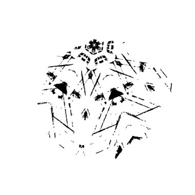 siyah ve beyaz monokrom yıpranmış arka plan soyut dokusu 