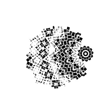 siyah ve beyaz monokrom yıpranmış arka plan soyut dokusu 