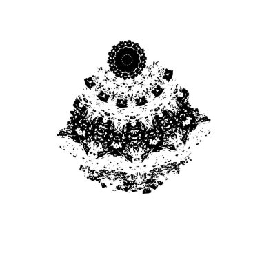 siyah ve beyaz monokrom yıpranmış arka plan soyut dokusu 