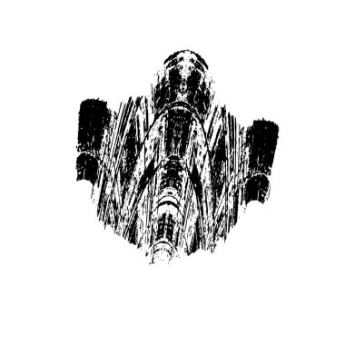 siyah ve beyaz monokrom yıpranmış arka plan soyut dokusu 