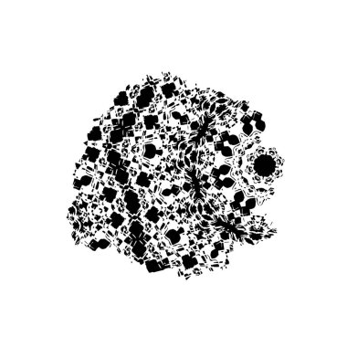 siyah ve beyaz monokrom yıpranmış arka plan soyut dokusu 