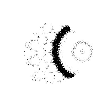 siyah ve beyaz grunge yaratıcı arka plan