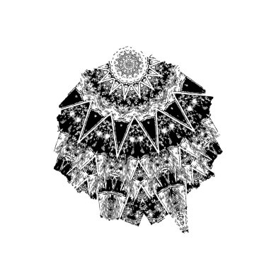 siyah ve beyaz grunge yaratıcı arka plan