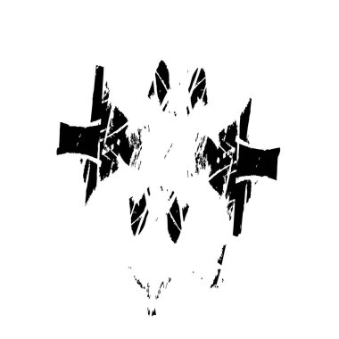 siyah ve beyaz grunge yaratıcı arka plan