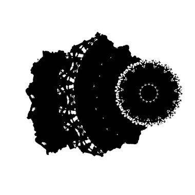 Soyut grunge arkaplanı. Monokrom dokusu. Siyah ve beyaz desenli arkaplan