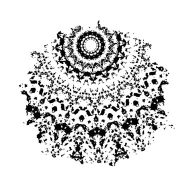 Soyut grunge arkaplanı. Monokrom dokusu. Siyah ve beyaz desenli arkaplan