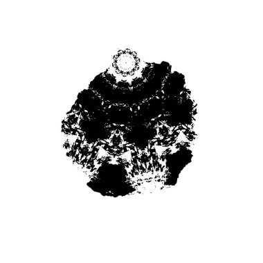 Soyut grunge arkaplanı. Monokrom dokusu. Siyah ve beyaz desenli arkaplan