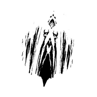 Soyut grunge arkaplanı. Monokrom dokusu. Siyah ve beyaz desenli arkaplan