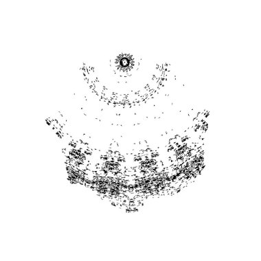 Soyut grunge arkaplanı. Monokrom dokusu. Siyah ve beyaz desenli arkaplan