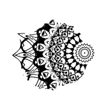 Soyut grunge arkaplanı. Monokrom dokusu. Siyah ve beyaz desenli arkaplan