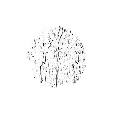 Beyaz arkaplanda soyut grunge siyah nokta izole