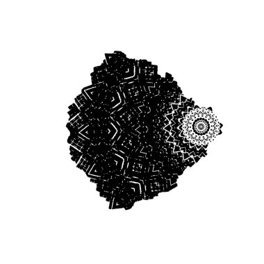 Soyut siyah ve beyaz grunge monokrom arkaplanı