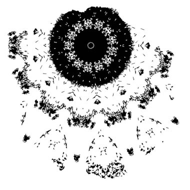 Soyut siyah ve beyaz grunge monokrom arkaplanı