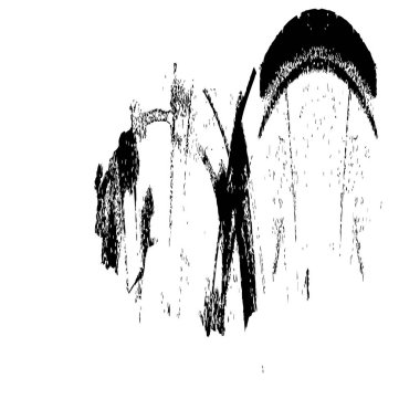  beyaz arkaplanda mürekkep fırçası darbesi