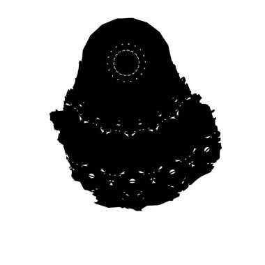  beyaz arkaplanda mürekkep fırçası darbesi