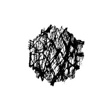  beyaz arkaplanda mürekkep fırçası darbesi