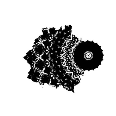  beyaz arkaplanda mürekkep fırçası darbesi