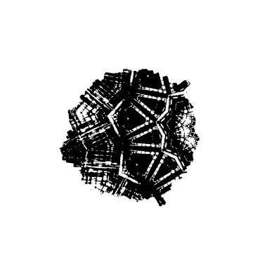  beyaz arkaplanda mürekkep fırçası darbesi