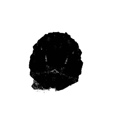  beyaz arkaplanda mürekkep fırçası darbesi