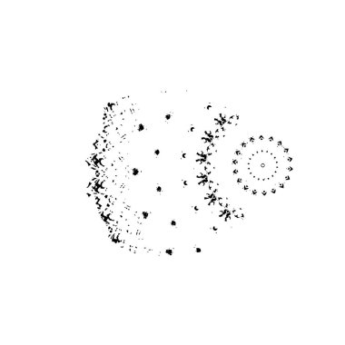 grunge siyah fırça darbesi