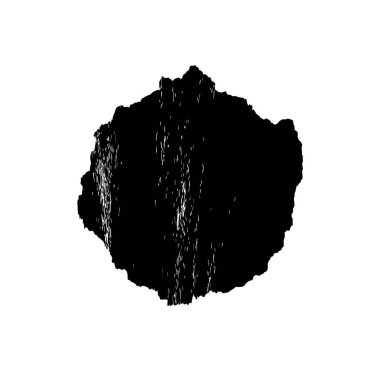 grunge siyah fırça darbesi