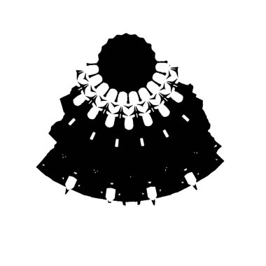  beyaz arkaplanda mürekkep fırçası darbesi