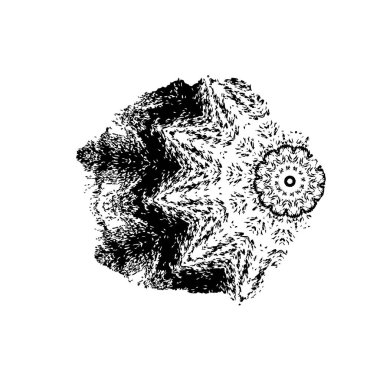  beyaz arkaplanda mürekkep fırçası darbesi