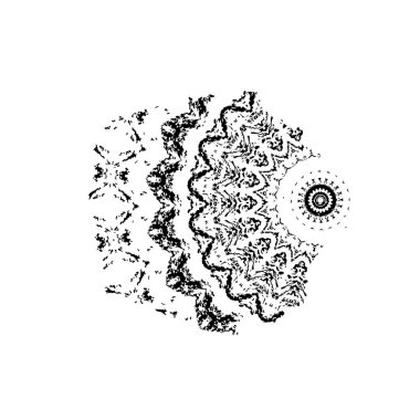  beyaz arkaplanda mürekkep fırçası darbesi