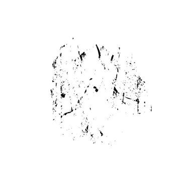 grunge siyah fırça darbesi