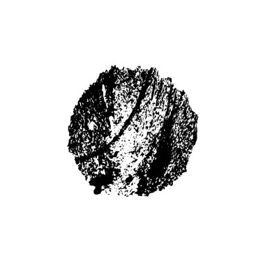 grunge siyah fırça darbesi