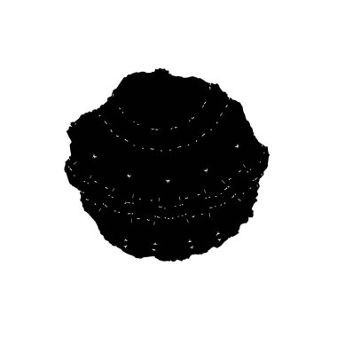 grunge siyah fırça darbesi