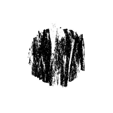 grunge siyah fırça darbesi