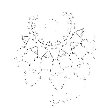  beyaz arkaplanda mürekkep fırçası darbesi