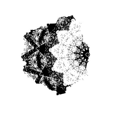 Soyut tek renkli arkaplan. Siyah ve beyaz vektör çizimi   