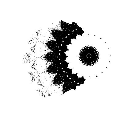 Soyut tek renkli arkaplan. Siyah ve beyaz vektör çizimi   